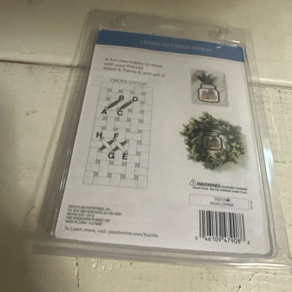 Cactus Terrarium Bucilla Cross Stitch Kit 47908E